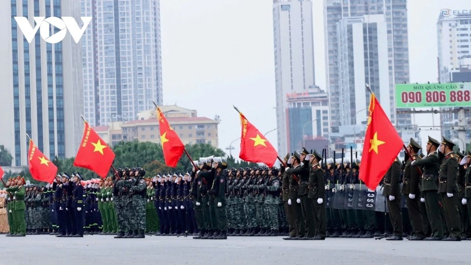hanoi police rehearse security plans for the 14th national party congress picture 8