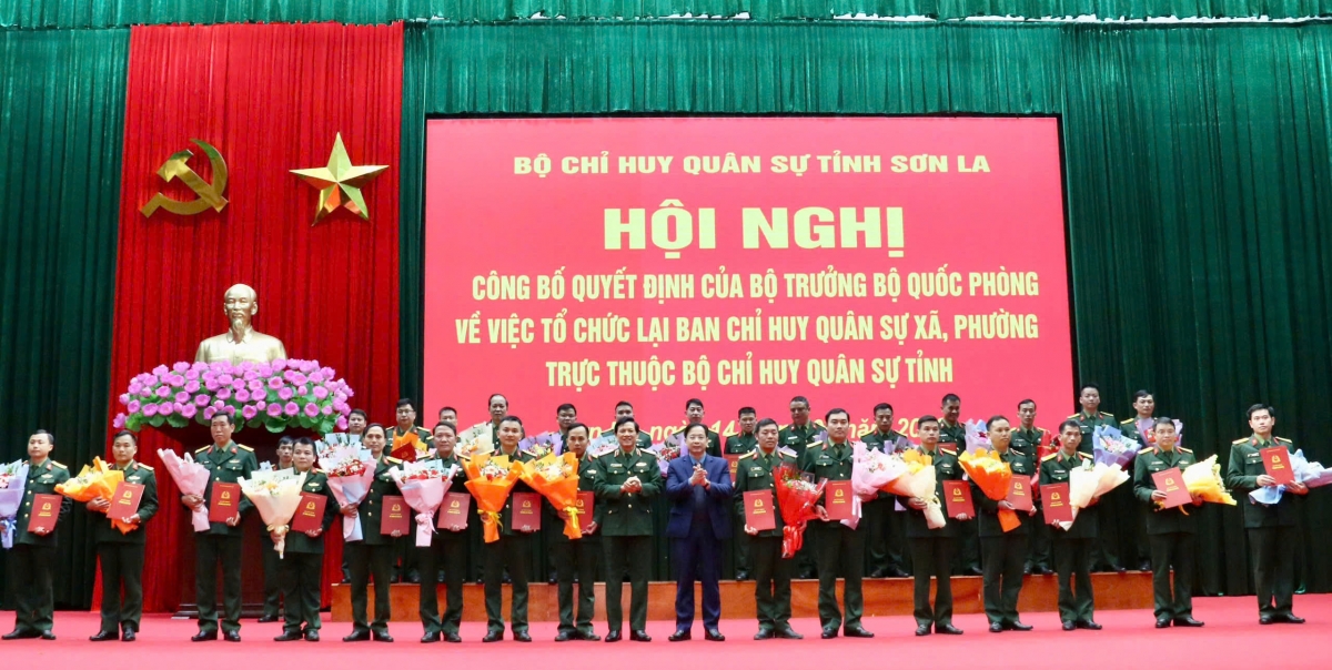 Sơn La: Đưa sĩ quan chính quy đảm nhiệm Chỉ huy trưởng Ban CHQS xã, phường