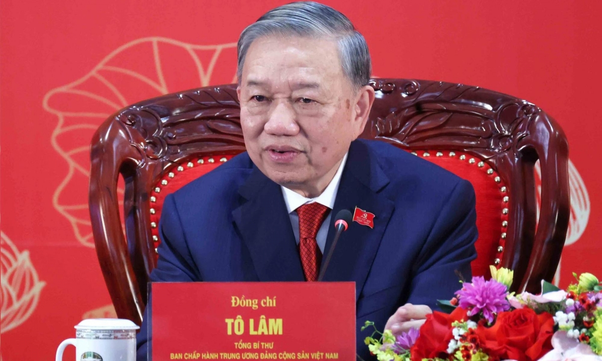 tong bi thu to lam ky chi thi trien khai thuc hien nghi quyet Dai hoi xiv hinh anh 1