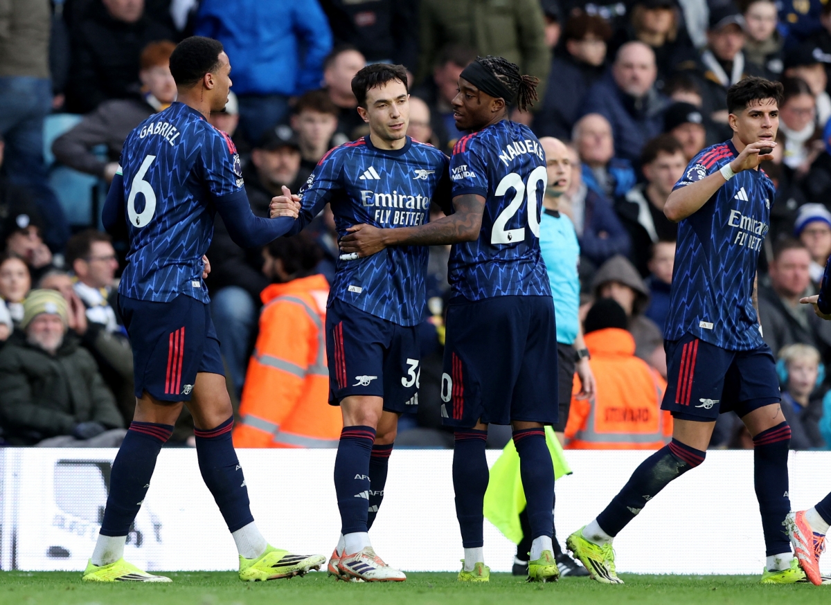 ket qua ngoai hang anh hom nay 31 1 arsenal thang dam leeds, cung co ngoi dau hinh anh 20