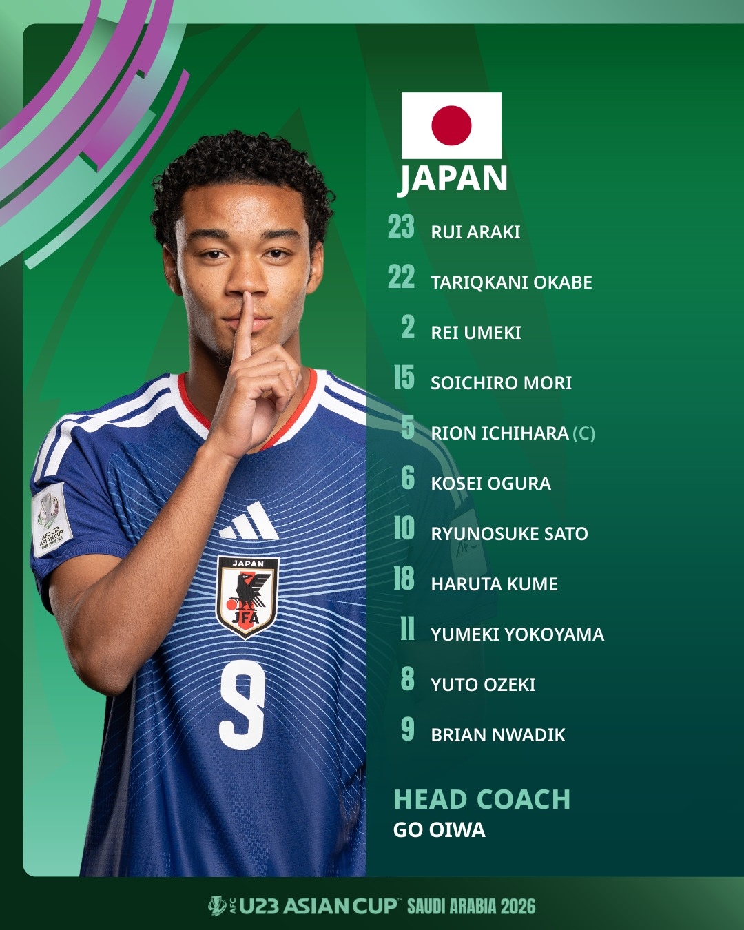 ket qua u23 chau A 2026 u23 nhat ban thang 5-0, u23 han quoc gay that vong hinh anh 7