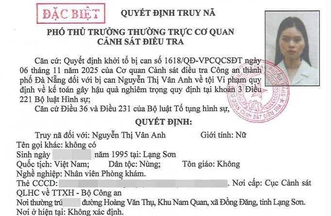 khoi to bo sung 4 doi tuong lien quan phong kham Da khoa quoc te Da nang hinh anh 2