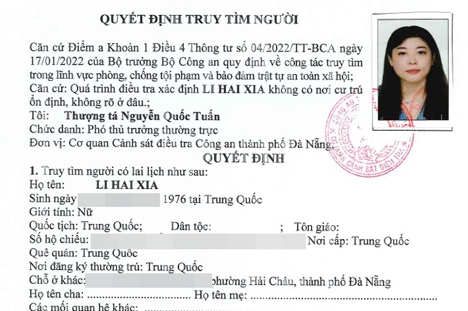 khoi to bo sung 4 doi tuong lien quan phong kham Da khoa quoc te Da nang hinh anh 1