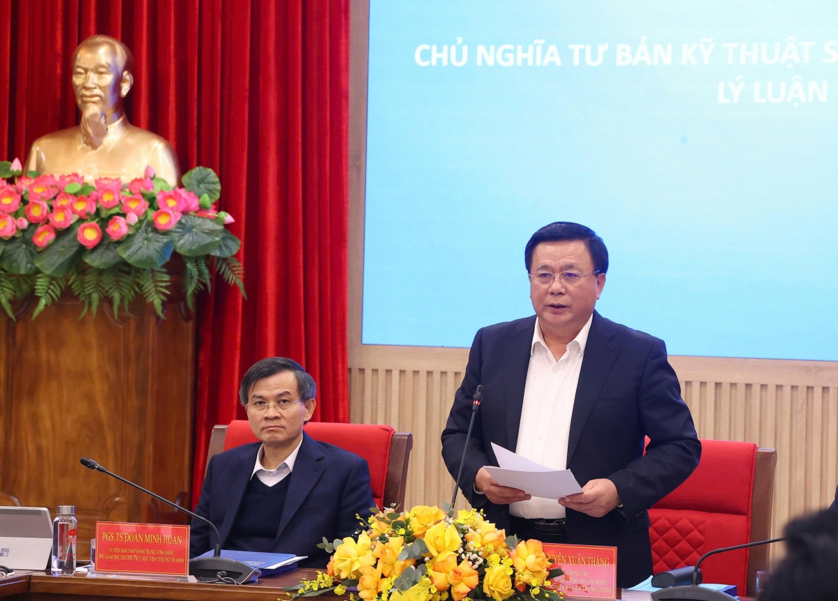 Hội thảo “Chủ nghĩa Tư bản kỹ thuật số và chủ nghĩa xã hội công nghệ"