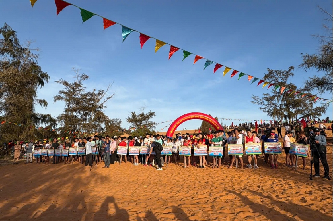 soi noi cac hoat dong van hoa, the thao chao nam moi o vung bien lam Dong hinh anh 1