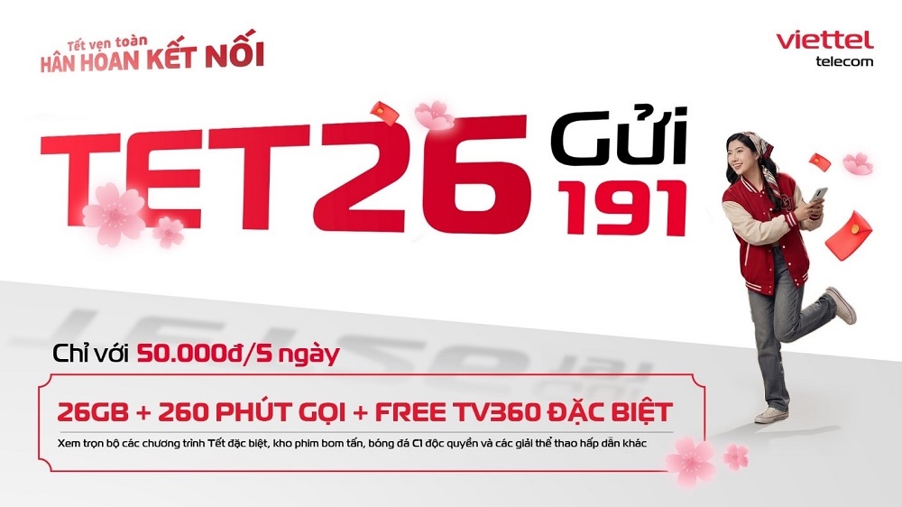 viettel phu song 5g toan quoc, tung goi tet26 giup nguoi dan don tet hinh anh 1