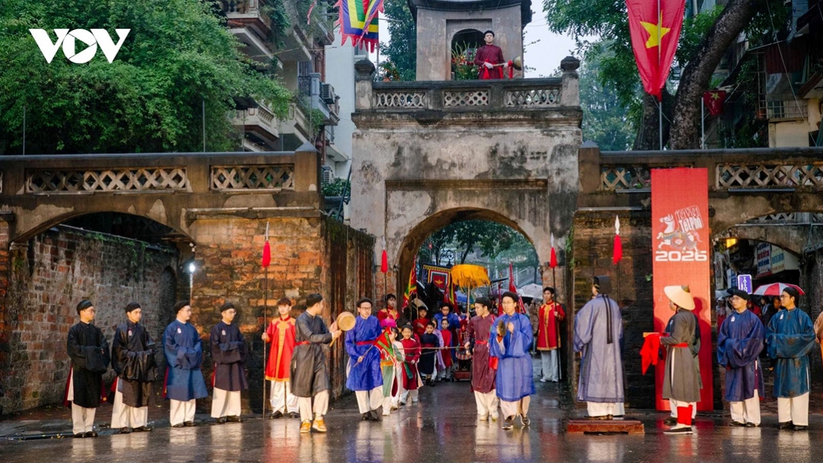 Hanoi revives ancient gate-opening ritual for Lunar New Year