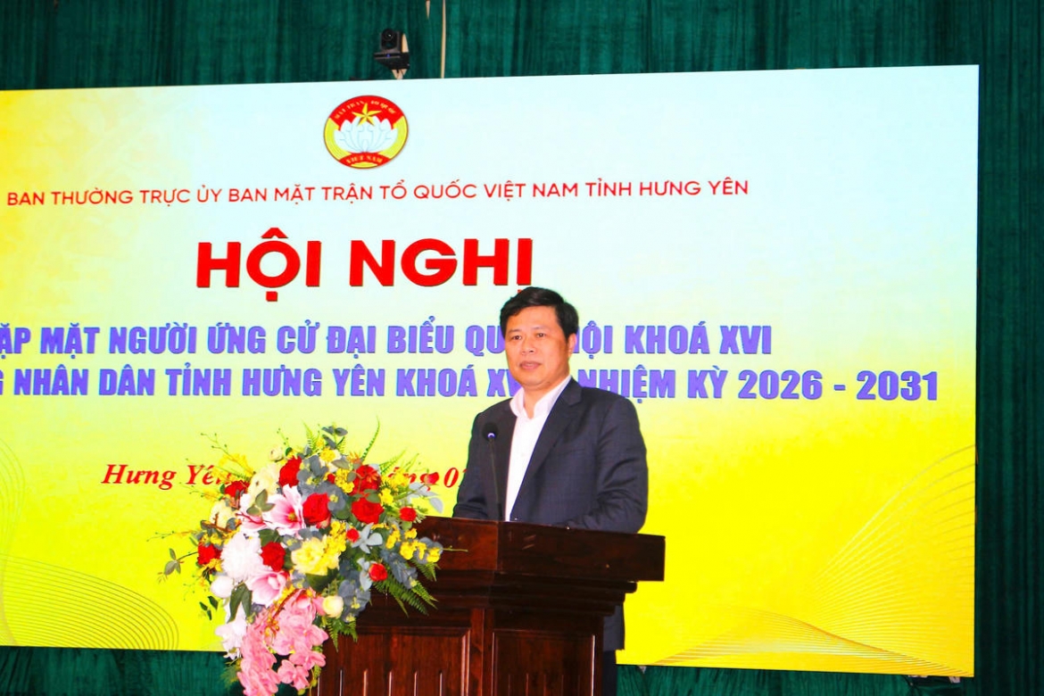 hung yen to chuc tiep xuc cu tri cho 159 ung vien quoc hoi, hDnd tinh hinh anh 2