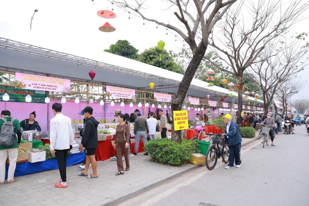 hoi cho tet cong vien thien van hoc giua trai tim xanh tay ha noi hinh anh 5