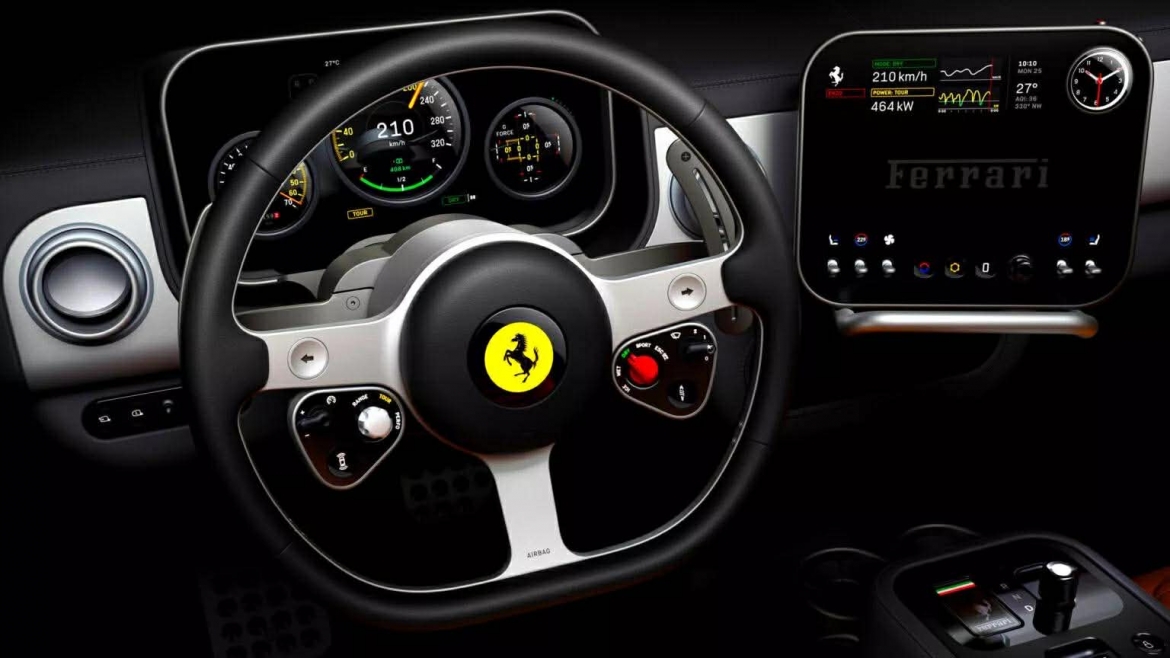 ferrari luce ev lot xac voi noi that tran ngap nut bam vat ly hinh anh 1