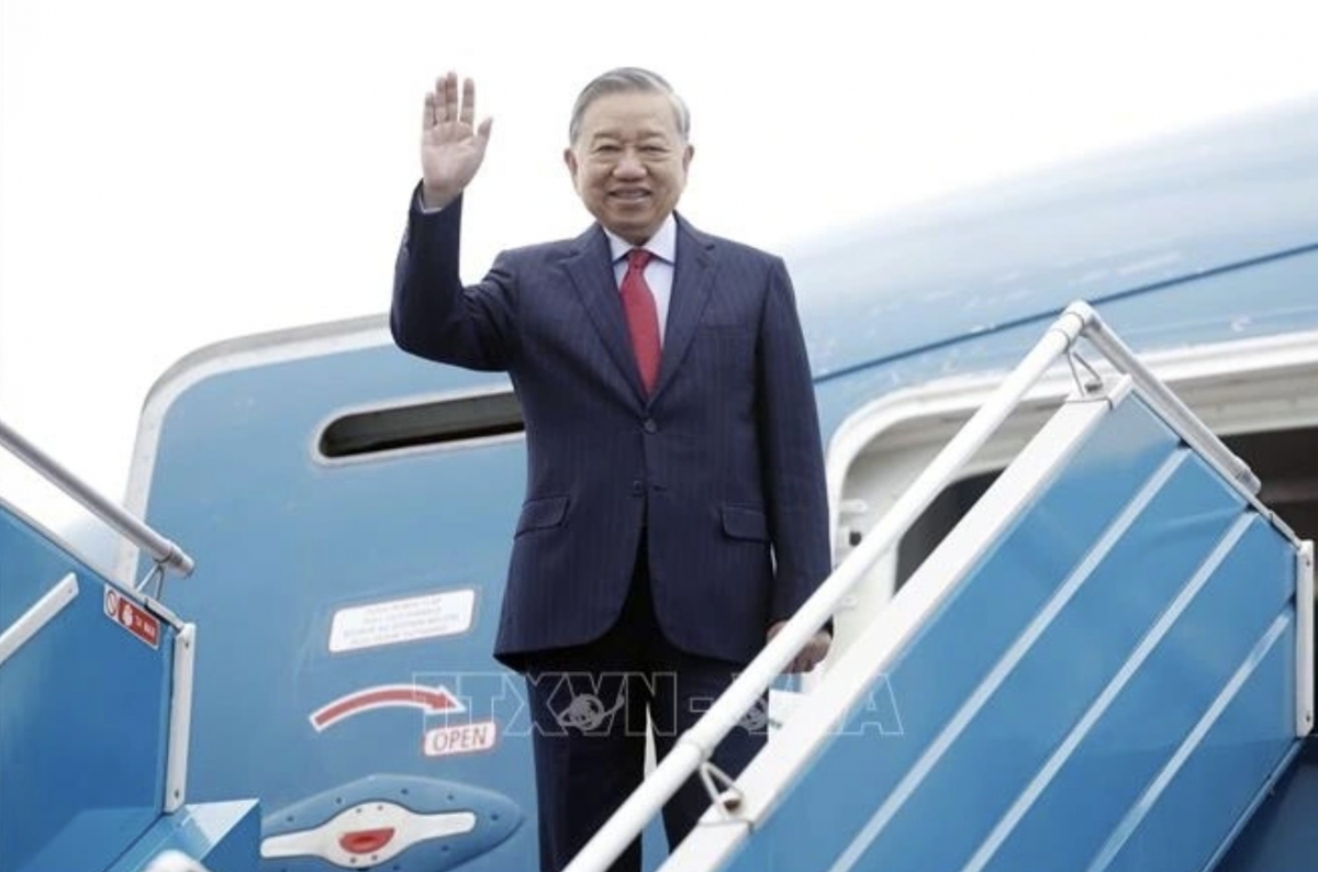 party chief to lam departs hanoi for working visit to us picture 1