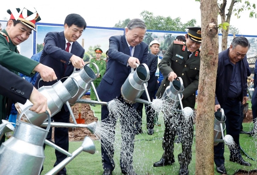 party chief says planting one more tree means placing greater confidence in future picture 1