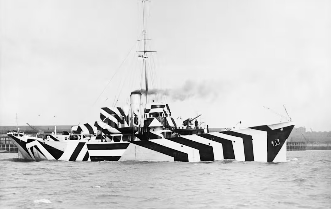 "Bẫy thị giác" giúp hạm đội Đồng minh ngụy trang trong Thế chiến I