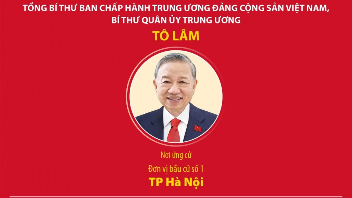 Các lãnh đạo cấp cao ứng cử đại biểu Quốc hội khóa XVI