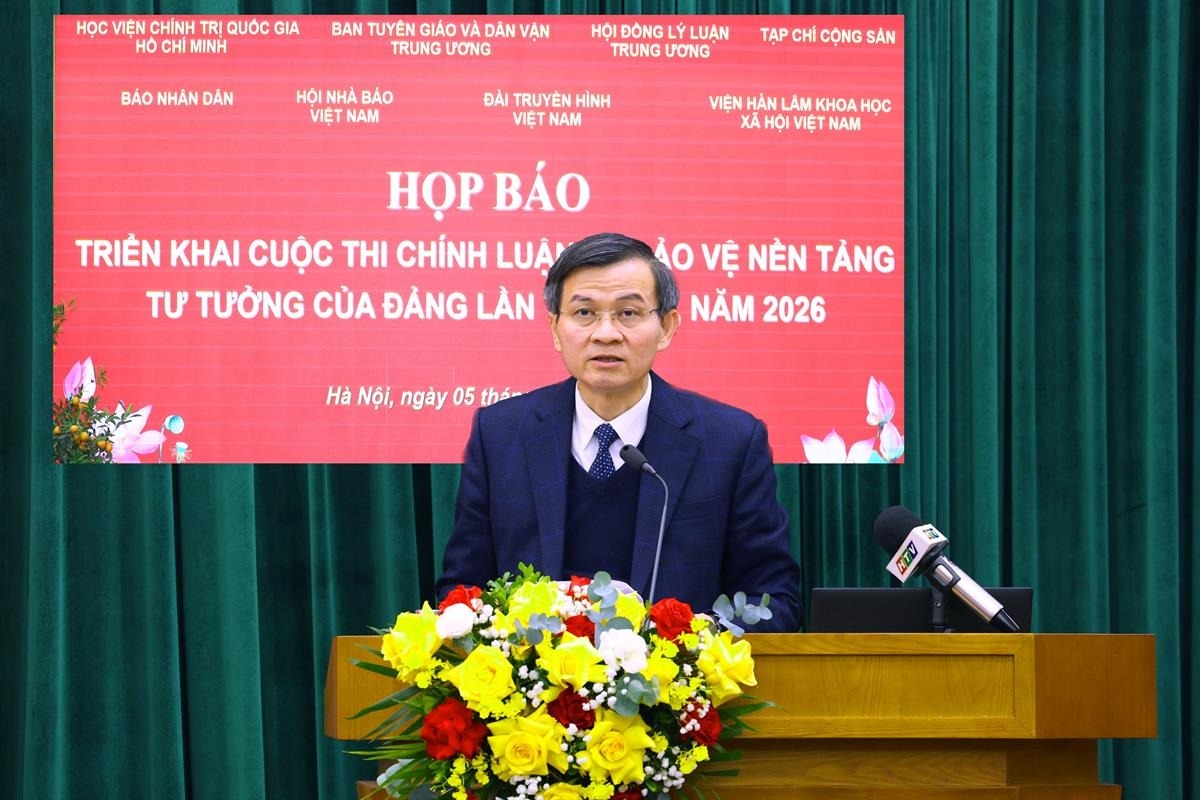 Triển khai Cuộc thi chính luận về bảo vệ nền tảng tư tưởng của Đảng năm 2026