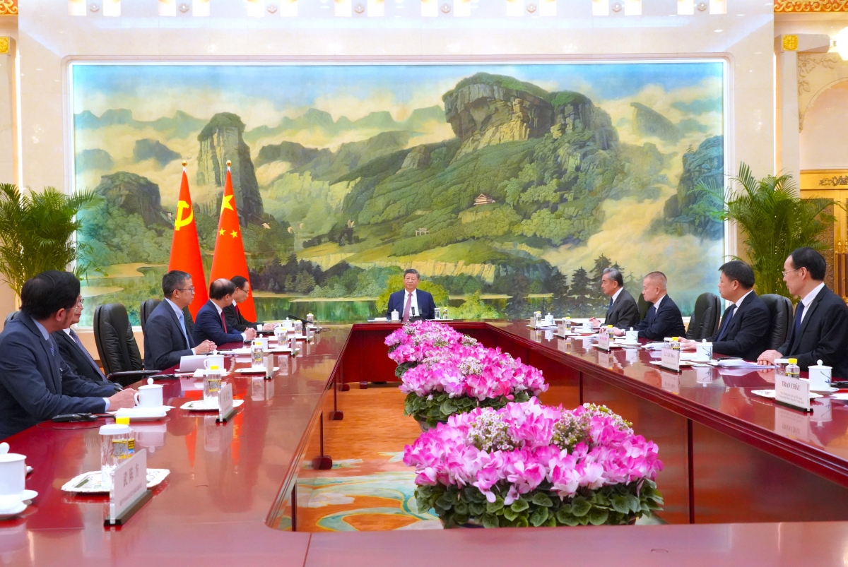 Bộ trưởng Lê Hoài Trung hội kiến Tổng Bí thư, Chủ tịch nước Trung Quốc