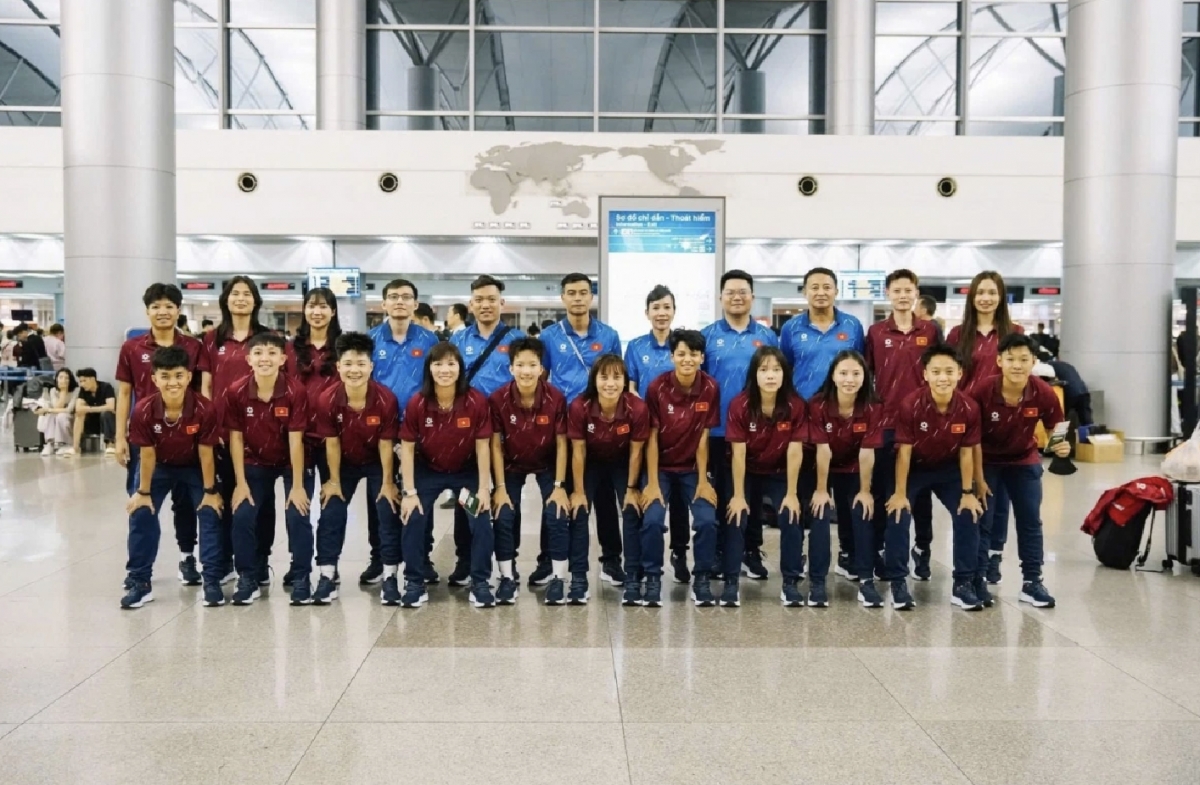 vietnam women s futsal team play friendlies in japan picture 1