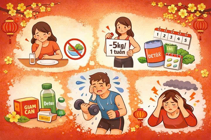 5 sai lam nhieu nguoi mac khi giam can don tet hinh anh 1