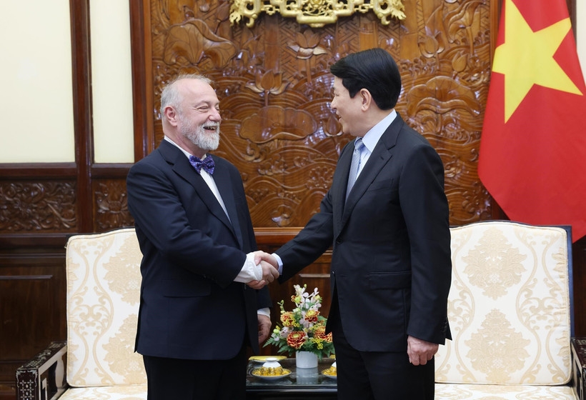state president receives outgoing czech ambassador picture 1