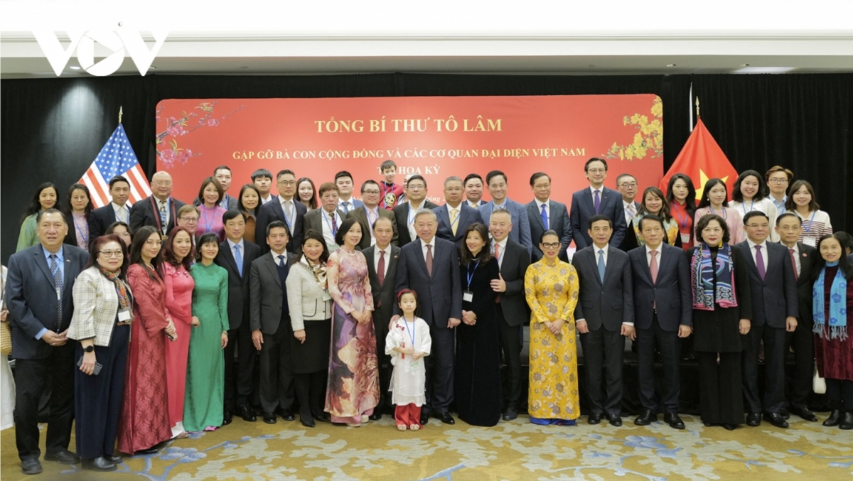 party chief meets vietnamese community and representative offices in us picture 3