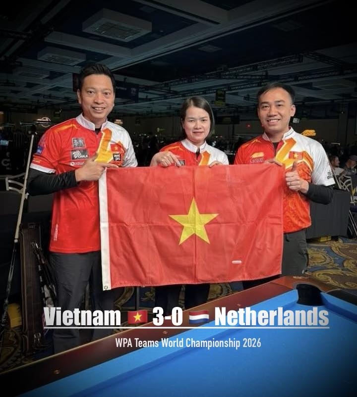 vietnam defeat netherlands at 10-ball team world championship opener picture 1