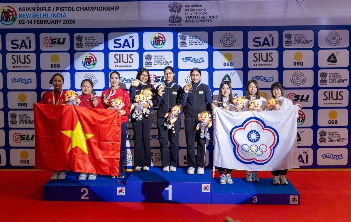 thuy trang claims first gold at asian rifle pistol championship picture 1