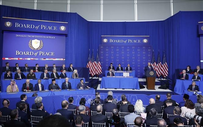 tong bi thu gap lanh dao cac nuoc nhan dip tham du khai mac hoi dong hoa binh hinh anh 1