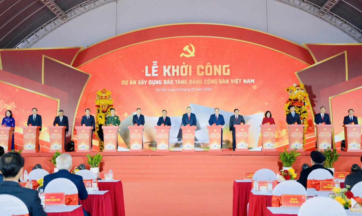 Tổng Bí thư Tô Lâm dự Lễ khởi công Dự án Bảo tàng Đảng Cộng sản Việt Nam