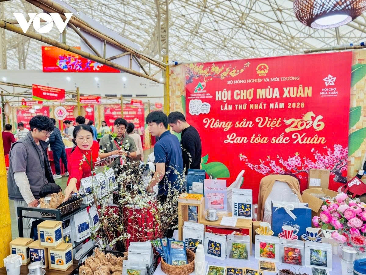 Hội chợ Mùa Xuân 2026: “Vị Tết” từ làng nghề, nông sản địa phương