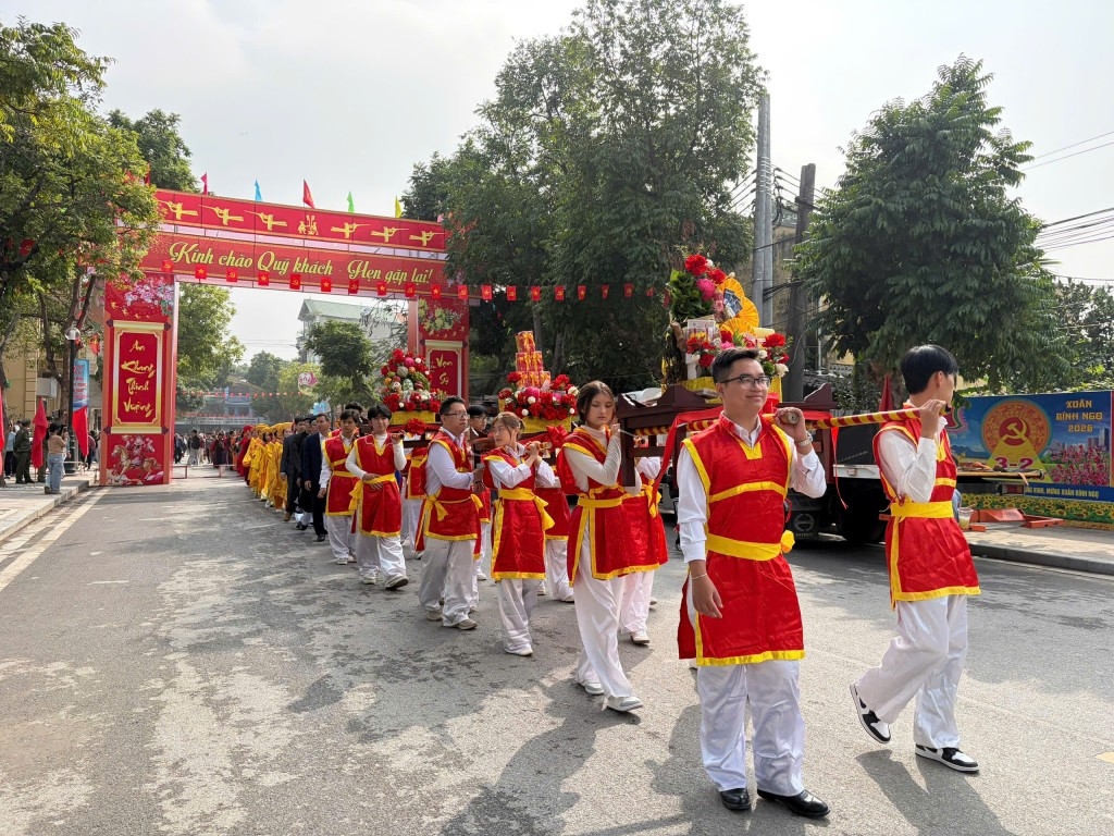 nhieu net moi tai le hoi co loa xuan binh ngo 2026 hinh anh 1