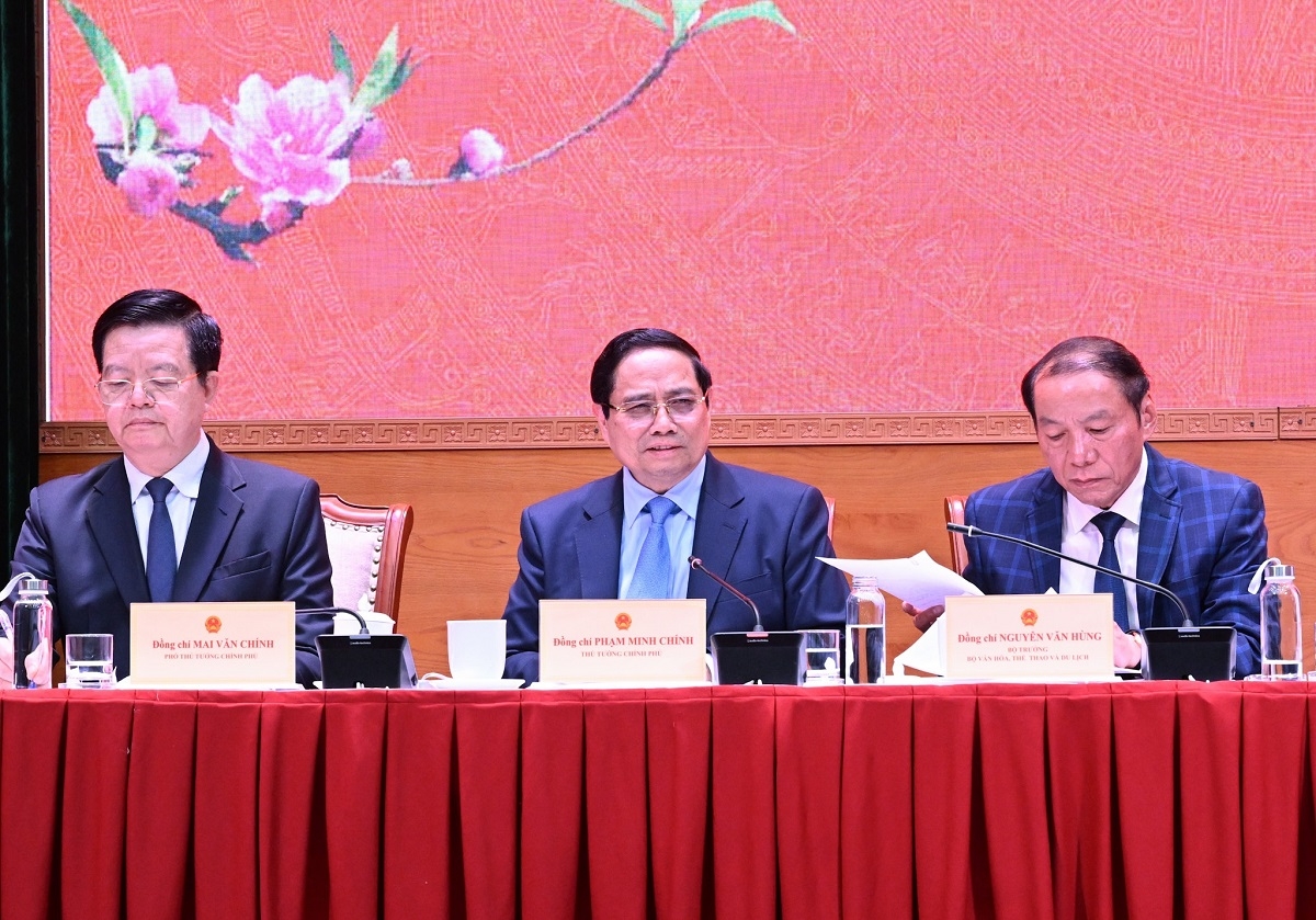 Thủ tướng: Xây dựng dự thảo Nghị quyết của Quốc hội về phát triển văn hóa