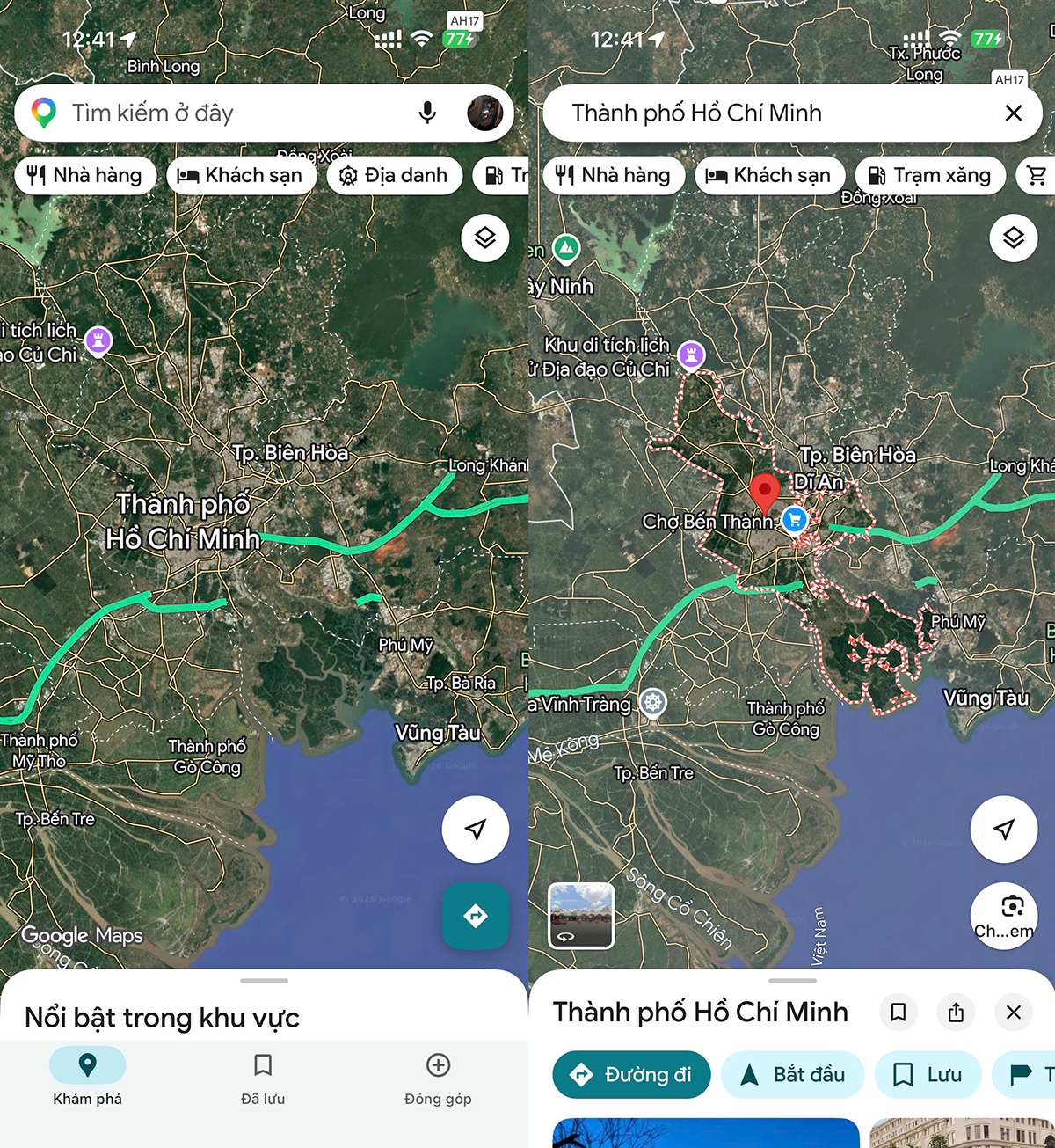 google maps thay doi du lieu tai viet nam sau sap nhap tinh, thanh hinh anh 1