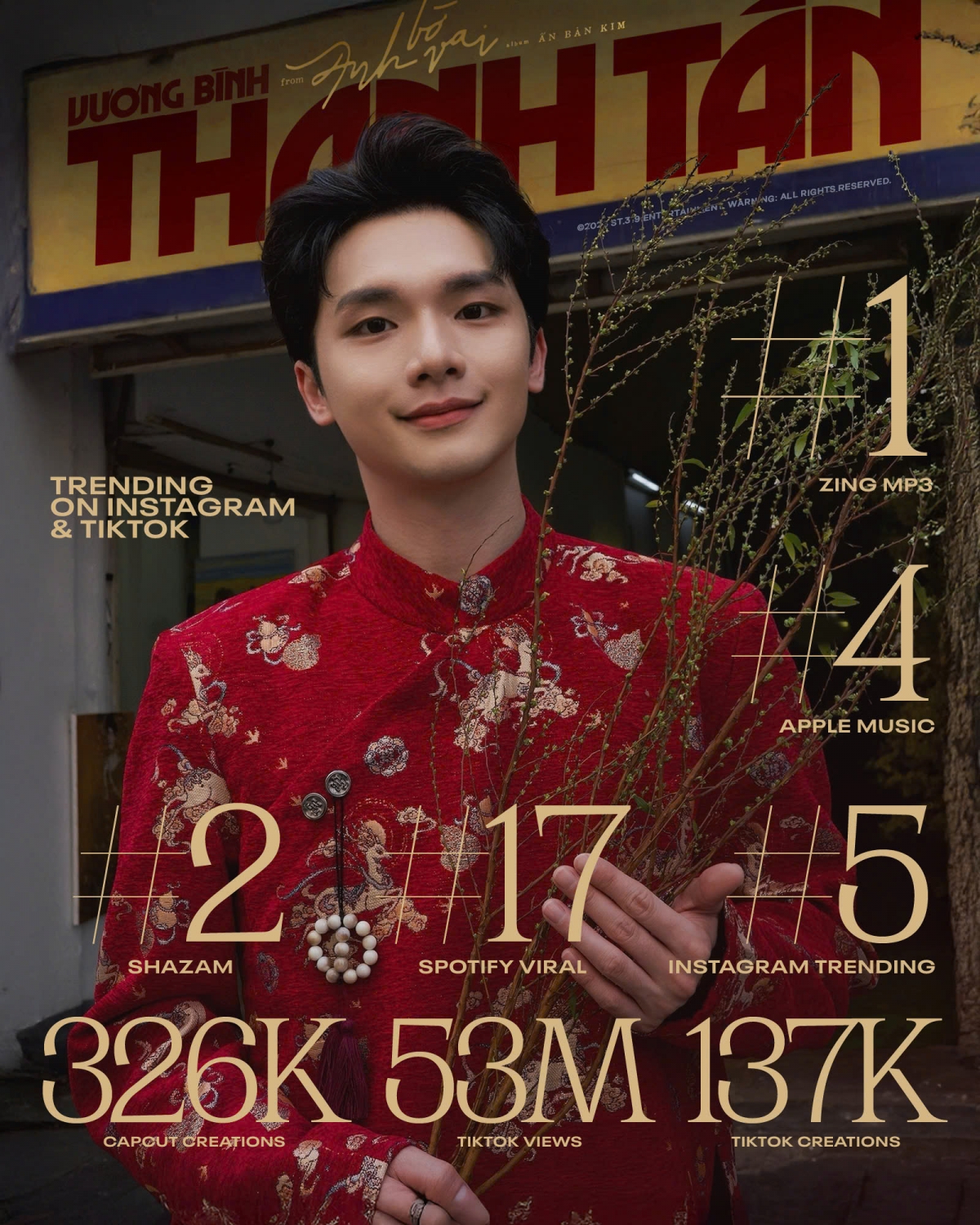  thanh tan cua vuong binh phu song tet 2026, thanh nhac nen du xuan hot nhat hinh anh 1