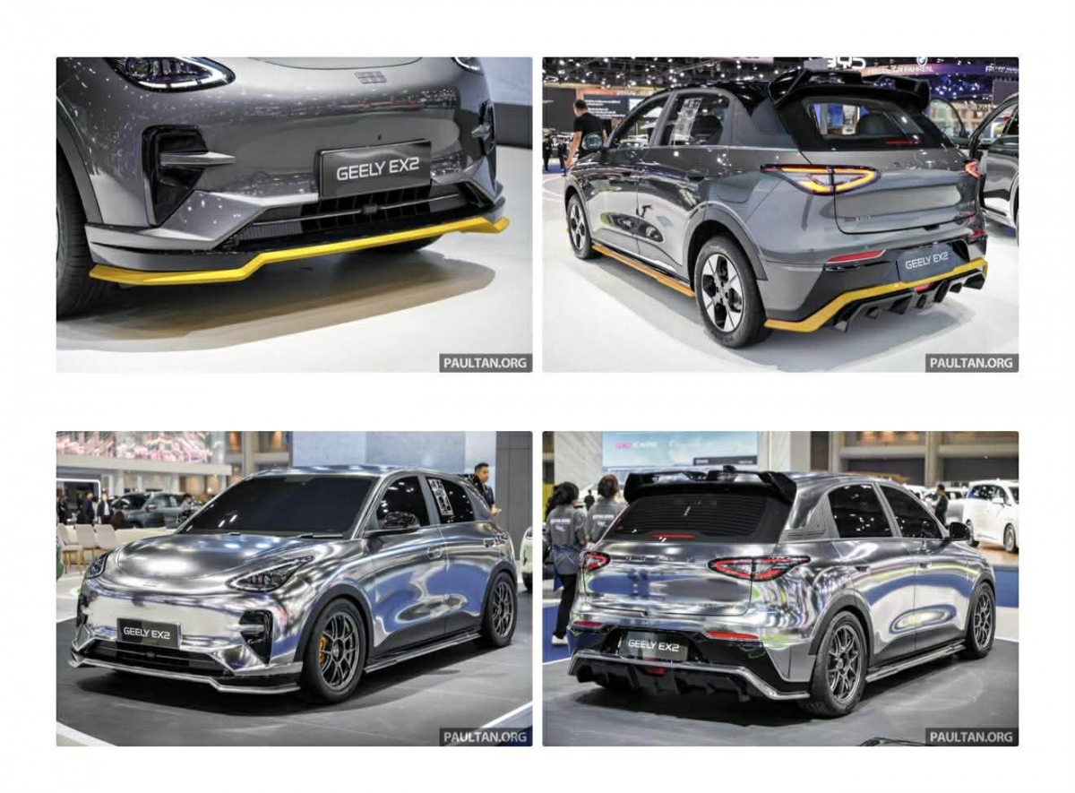geely ex2 sắp ra mắt việt nam xuất hiện bản độ bodykit tại thái lan hình ảnh 1 geely ex2 sap ra mat viet nam xuat hien ban do bodykit tai thai lan hinh anh 1