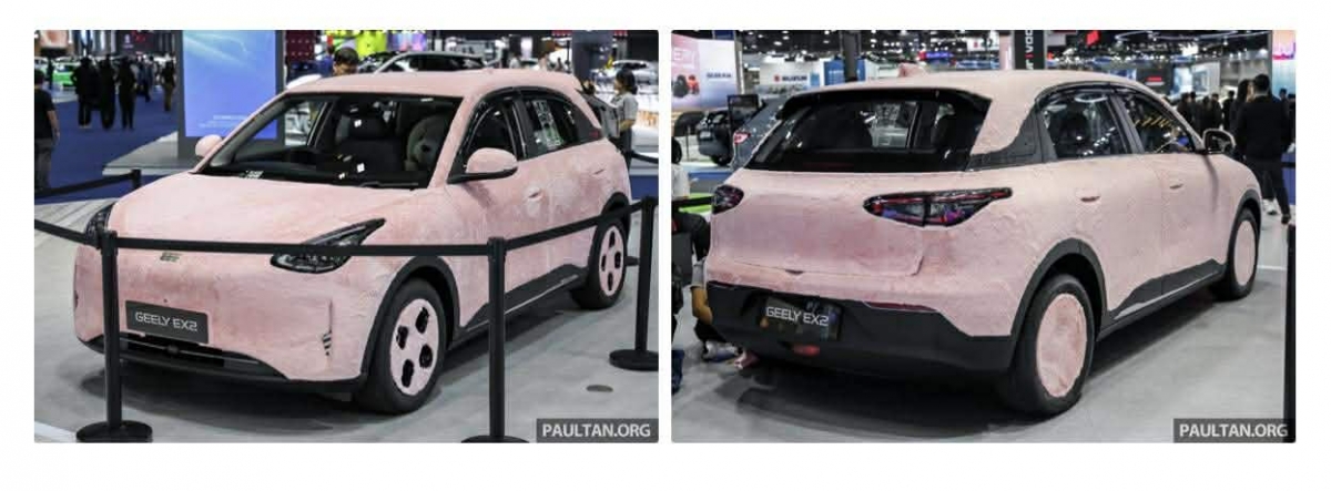 geely ex2 sắp ra mắt việt nam xuất hiện bản độ bodykit tại thái lan hình ảnh 2 geely ex2 sap ra mat viet nam xuat hien ban do bodykit tai thai lan hinh anh 2