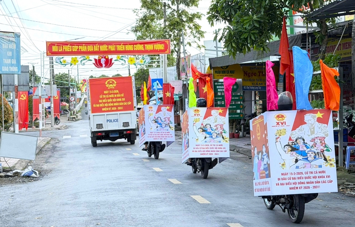 Các tỉnh vùng ĐBSCL đẩy mạnh công tác tuyên truyền bầu cử