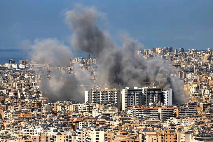 hezbollah giao tranh voi quan doi israel o mien nam lebanon hinh anh 1