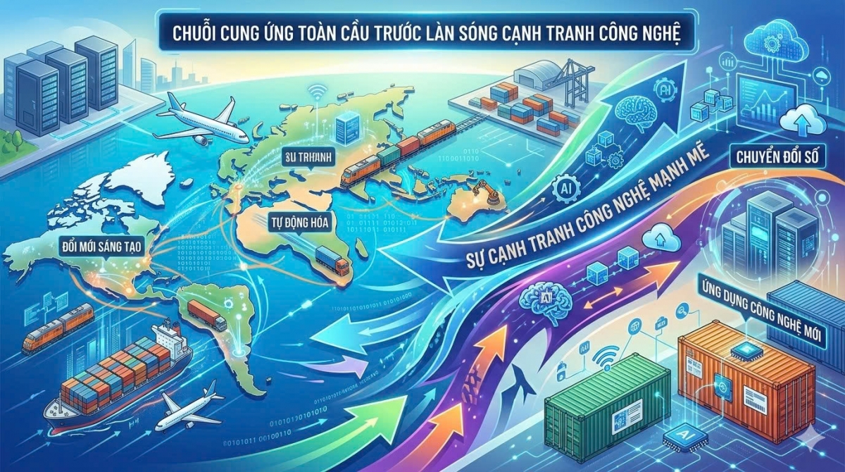 chuoi cung ung toan cau truoc lan song canh tranh cong nghe hinh anh 1