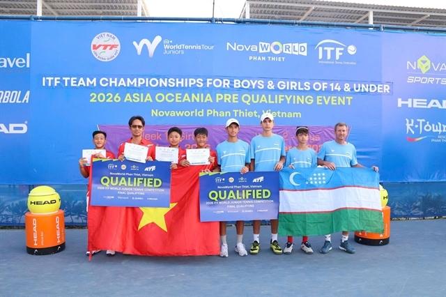 Vietnamese players top ITF Team Championships for U14 boys
