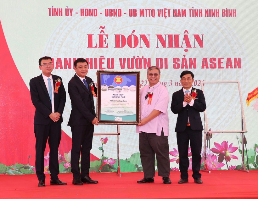 xuan thuy national park recognised as asean heritage park picture 1