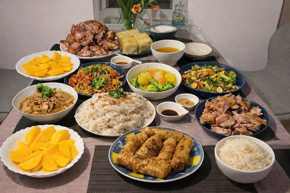 the le cuoc thi viet chu de bua com gia dinh am ap yeu thuong hinh anh 1