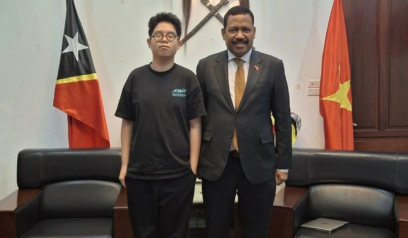 vietnamese ninth-grader invited to visit timor-leste by president jose ramos-horta picture 1