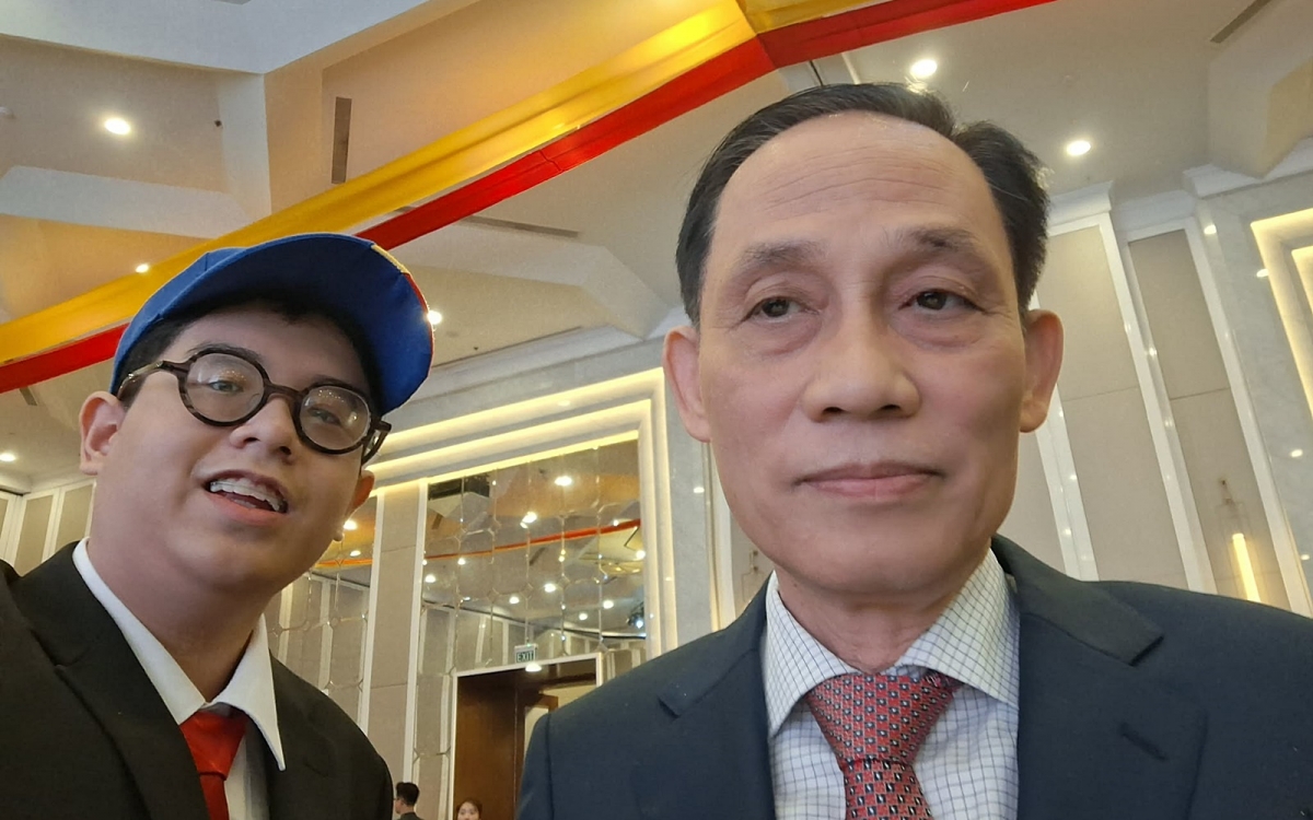 nam sinh lop 9 cua viet nam duoc tong thong timor-leste moi tham va dien thuyet hinh anh 2