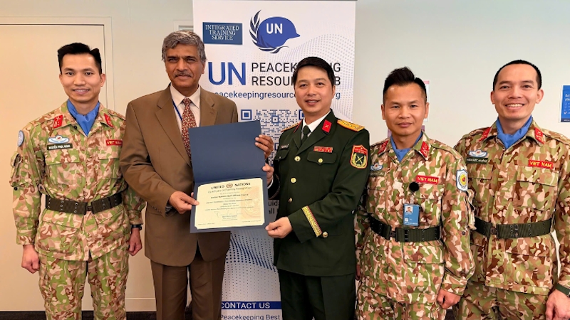 vietnam affirms capability, standing in un peacekeeping operations picture 1