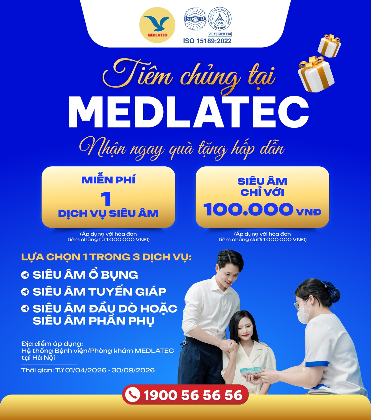 tiem chung tai medlatec nhan ngay uu dai mien phi sieu am hinh anh 1