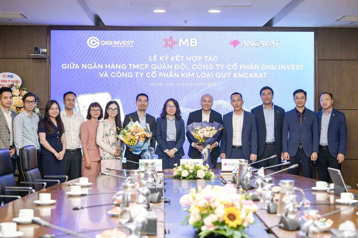 mb bank, digi invest va ancarat hop tac trien khai kenh mua bac truc tuyen hinh anh 2