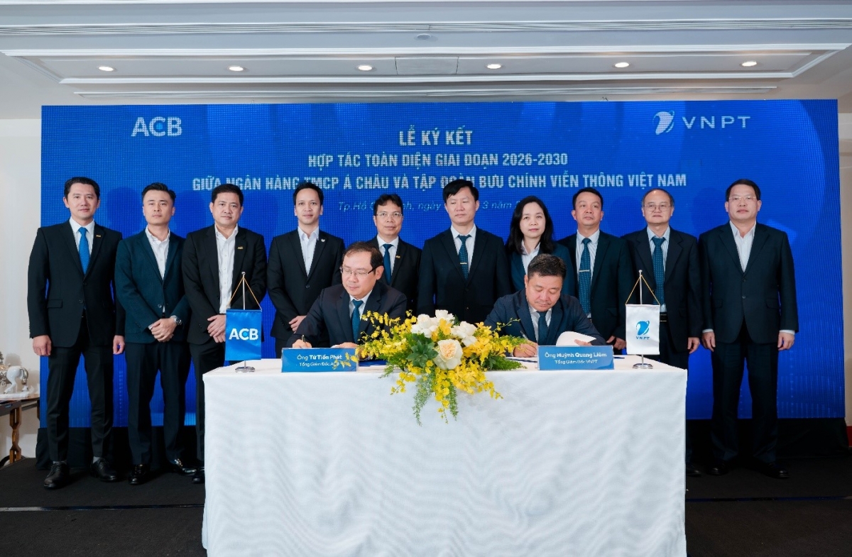 acb va vnpt hop tac toan dien, mo rong he sinh thai tai chinh cong nghe hinh anh 1