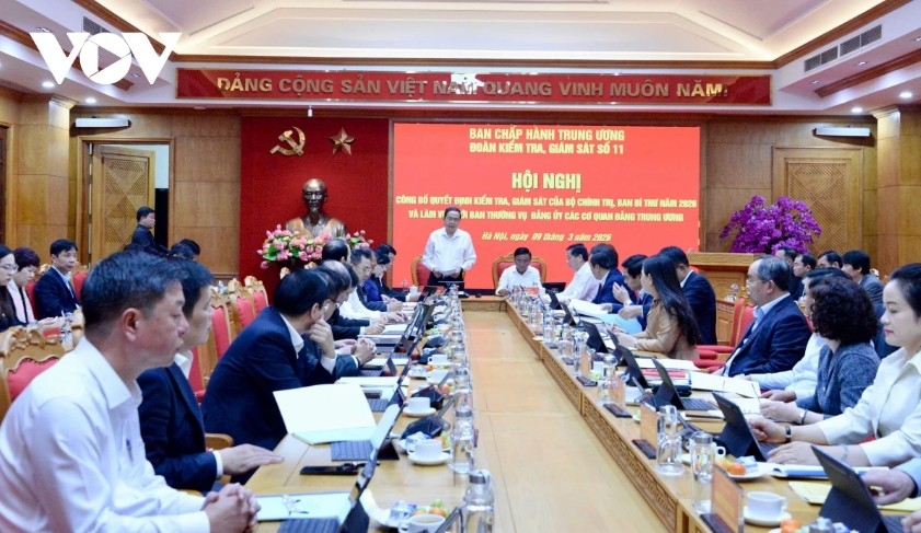 politburo inspects party committee of central party agencies picture 1