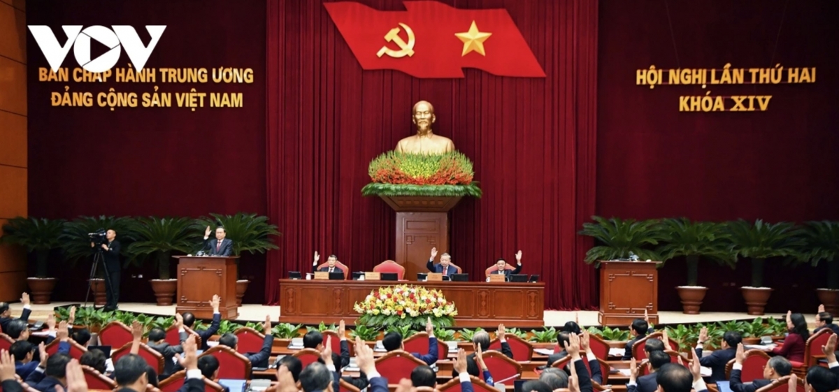 second plenum of 14th party central committee formally opens in hanoi picture 4