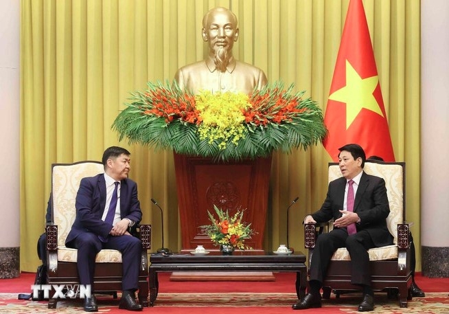 president receives mongolian chief justice, highlights judicial cooperation picture 2